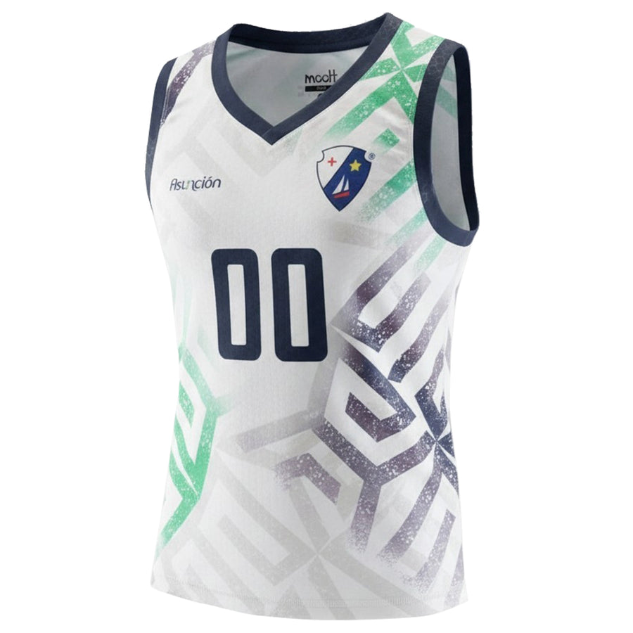 Jersey Básquetbol Blanco Asunción Unisex