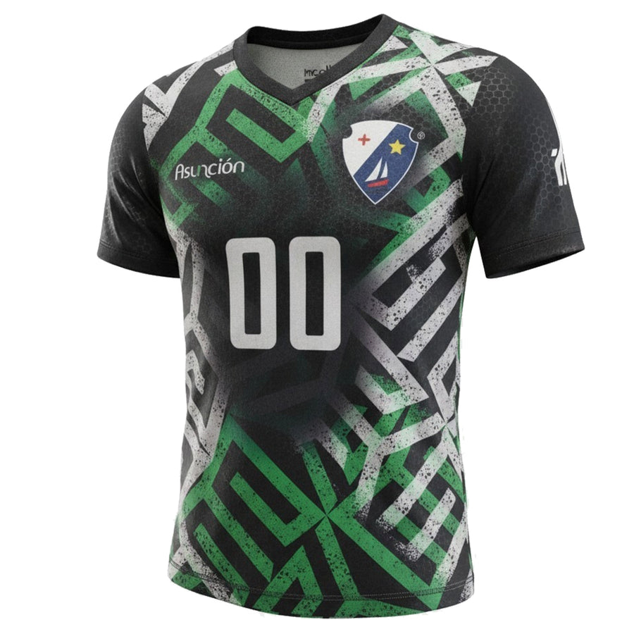 Playera Voleibol Azul Asunción Unisex