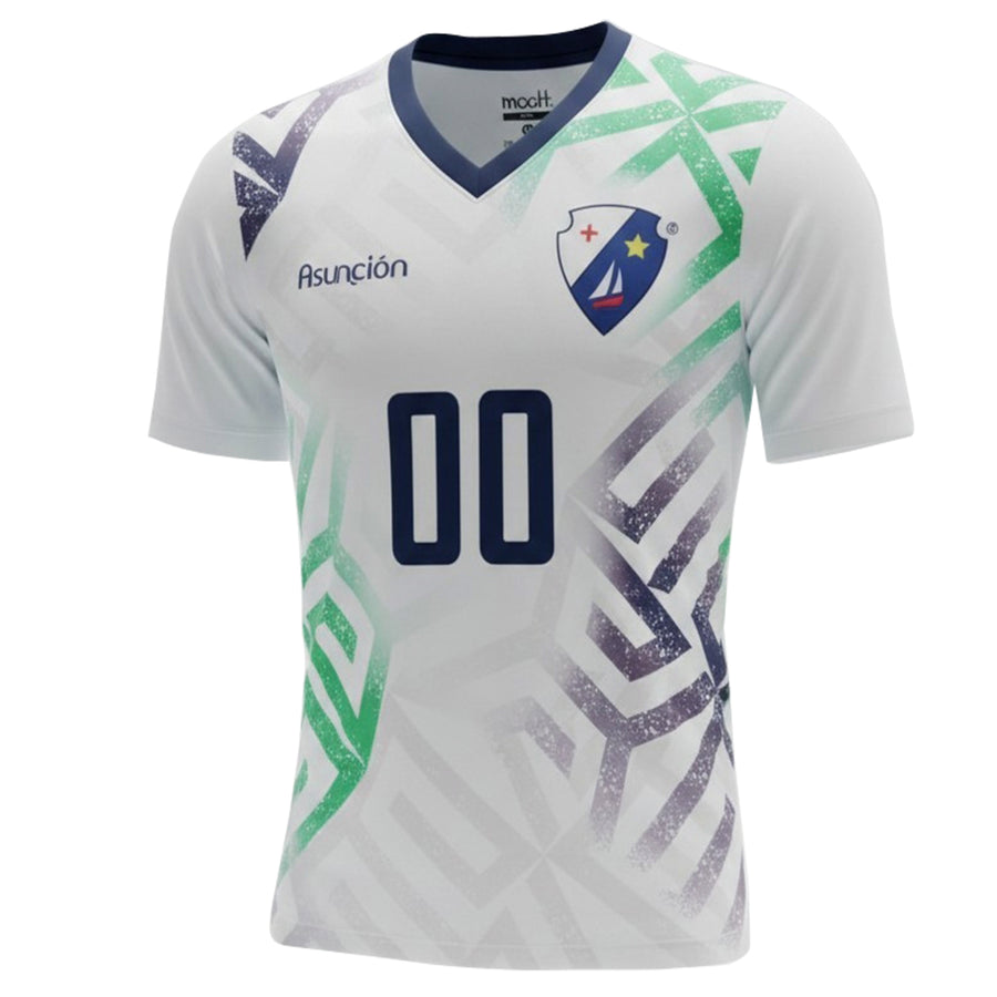 Playera Voleibol Blanca Asunción Unisex