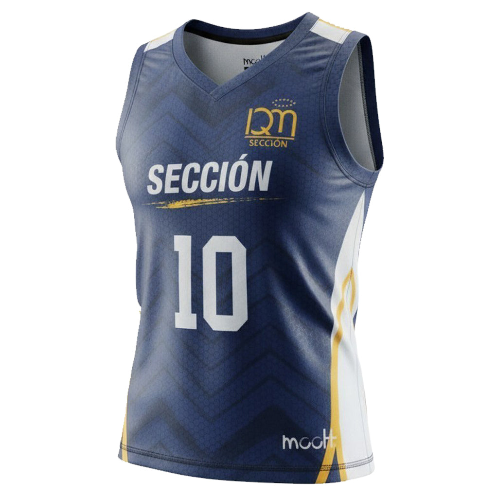 Jersey Básquetbol Azul IQM Unisex