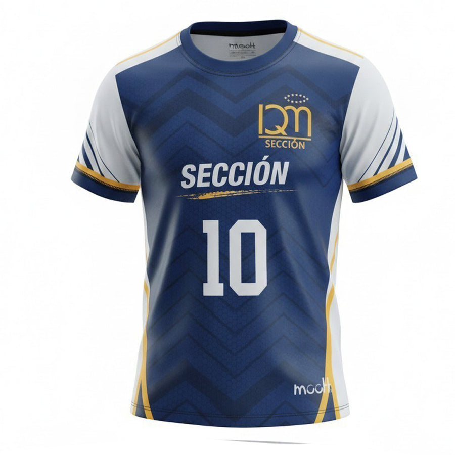 Playera Futbol Azul IQM Unisex