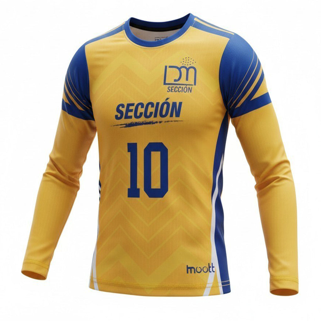 Playera Futbol Portero Amarilla IQM Unisex