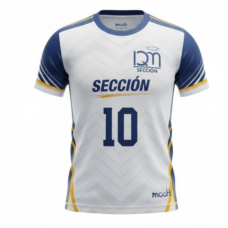 Playera Voleibol Blanca IQM Unisex