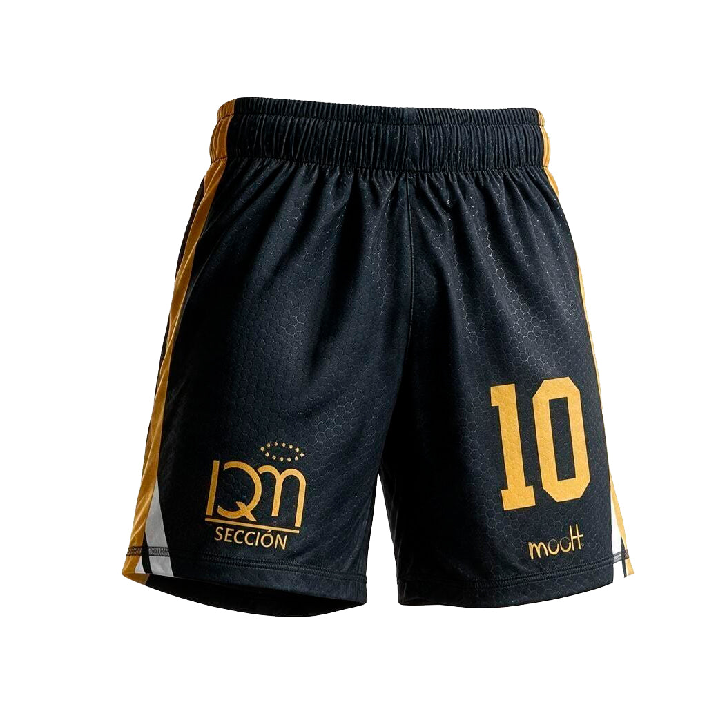 Short Futbol Portero Negro IQM Unisex
